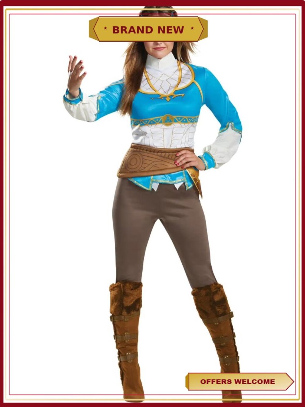 Legend of Zelda Breath of the Wild Womens Costume Medium